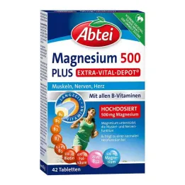 Ταμπλέτες Abbey Magnesium 500 Plus, 42 τεμ