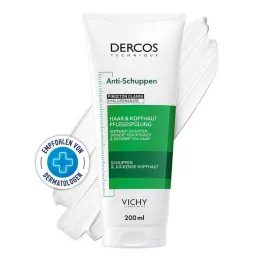 VICHY DERCOS Μαλακτική κρέμα κατά της πιτυρίδας, 200 ml