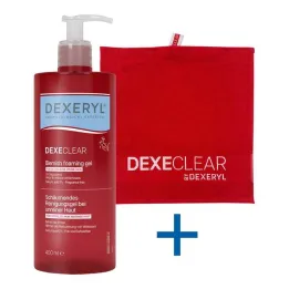 Dexeryl Dexeclear αφρώδες τζελ καθαρισμού για ακάθαρτο δέρμα, 400 ml