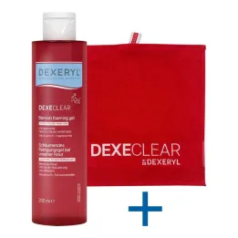 Dexeryl Dexeclear αφρώδες τζελ καθαρισμού για ακάθαρτο δέρμα, 200 ml