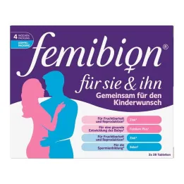 Ταμπλέτες Femibion for her &amp; him, 2x28 τεμ