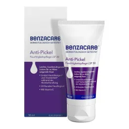 Benzacare Ενυδατική κρέμα κατά των σπυριών SPF 30, 50 ml