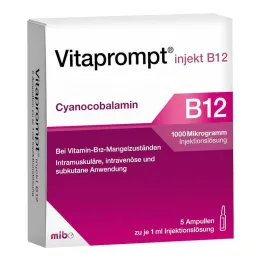 Vitaprompt injekt B12 1000 μg ενέσιμο διάλυμα, 5X1 ml