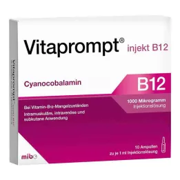 Vitaprompt injekt B12 1000 μg ενέσιμο διάλυμα, 10x1 ml