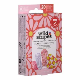 Σοβάδες Wild Stripes Classic ευαίσθητοι παστέλ Fun, 20 τεμ