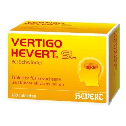 Vertigo Hevert SL δισκία, 260 τεμ