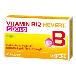 Βιταμίνη B12 Hevert 500 μg δισκία, 60 τεμ