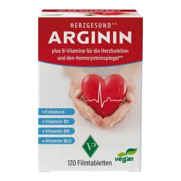Arginine Heart Healthy + Vitamin B1 + B6 + B12 + Film Tab., 120 τεμ