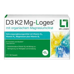 D3 K2 MG-Κάψουλες Loges, 180 τεμ