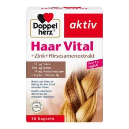 Κάψουλες Doppelherz Hair Vital + Zinc + Millet, 30 τεμ