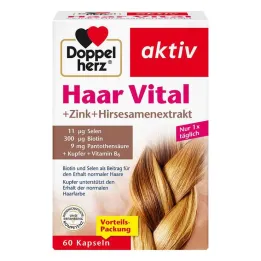 Κάψουλες Doppelherz Hair Vital + Zinc + Millet, 60 τεμ