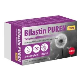 Bilastin Puren 20 mg δισκία, 50 τεμ