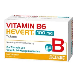Vitamin B6 Hevert 100 mg δισκία, 200 τεμ
