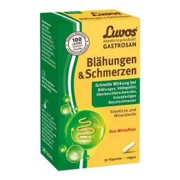 Luvos Gastrosan Flatulence &amp; Κάψουλες πόνου, 30 τεμ