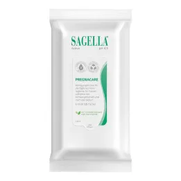 Μαντηλάκια καθαρισμού Sagella active Pregnacare, 15 τεμ