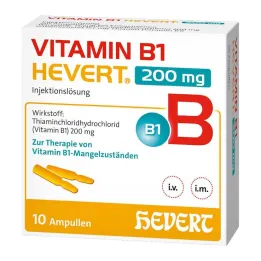 Vitamin B1 Hevert 200 mg ενέσιμο διάλυμα αμπούλα, 10x2 ml