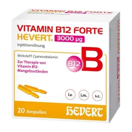Vitamin B12 Forte Hevert 3000 μg ενέσιμο διάλυμα αμπούλα, 20x2 ml