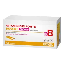 Vitamin B12 Forte Hevert 3000 μg ενέσιμο διάλυμα αμπούλα, 100x2 ml