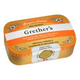 Grethers Ginger Lemon χωρίς ζάχαρη, 110 γρ