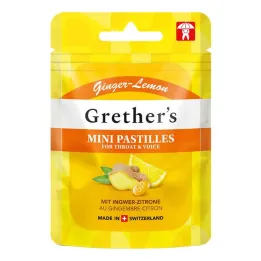 Grethers Ginger Lemon χωρίς ζάχαρη, 30 γρ