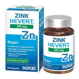 Zinc Hevert 25 mg κάψουλες, 100 τεμ