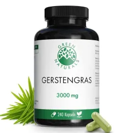 Green Naturals® barley grass 3000 mg κάψουλες vegan (240 τεμάχια)