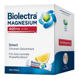 Biolectra Magnesium 400 mg ultra Direct Lemon, 100 τμχ