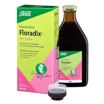 Floradix με πόσιμο υγρό σιδήρου, 700 ml