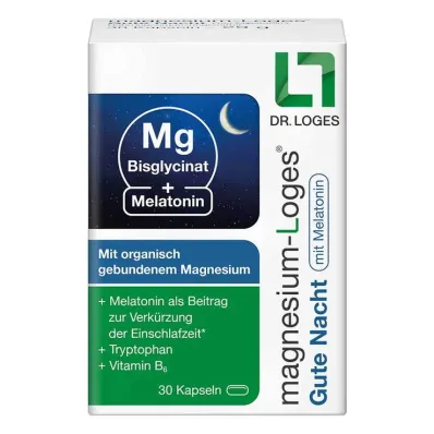 Magnesium Loges Good Night με Κάψουλες Μελατονίνης, 30 τεμ