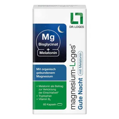 Magnesium Loges Good Night with Melatonin Capsules, 60 τμχ