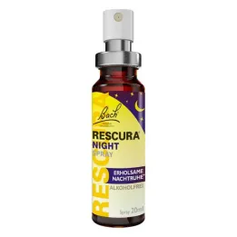 Bach Flower Rescura Night Spray χωρίς οινόπνευμα, 20 ml
