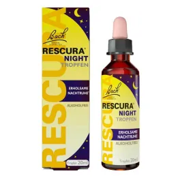 Bach flowers Rescura Night drops χωρίς οινόπνευμα, 20 ml