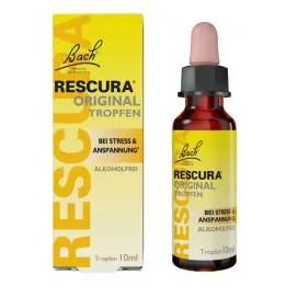 Λουλούδι Bach Rescura σταγόνες χωρίς οινόπνευμα, 10 ml