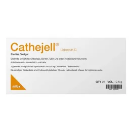 Cathejell Lidocaine C αποστειρωμένο λιπαντικό Zhs 12,5 g, 25 τμχ