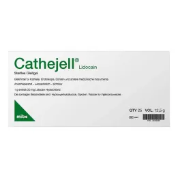 Cathejell Lidocaine αποστειρωμένο λιπαντικό Zhs 12,5 g, 25 τεμ