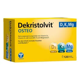 Κάψουλες Dekristolvit Osteo D3K2 Mg, 120 τεμ