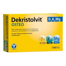 Κάψουλες Dekristolvit Osteo D3K2 Mg, 60 τεμ
