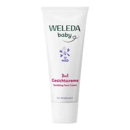 Weleda baby κρέμα προσώπου λευκή μολόχα 3 σε 1, 50 ml