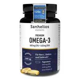Κάψουλες Sanhelios Premium Omega-3, 120 τεμάχια